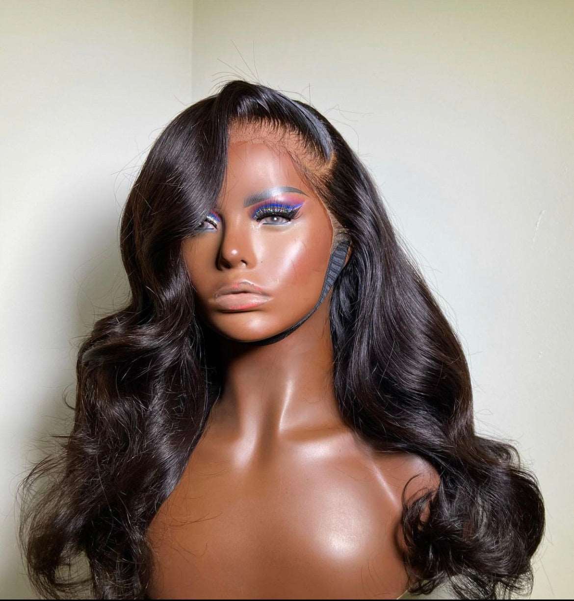 Custom Hand Made Wigs Bob Custom Wig, Hand Made, Ready To Wear Wig, Real Human  main image 3